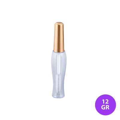 12 GR Plastik Rimel - Maskara Şeffaf  Renk Gold Kapak Ambalaj 27