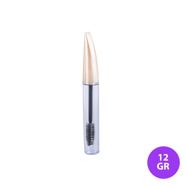 12 GR Plastik Rimel - Maskara Şeffaf Renk Gold Kapak Ambalaj 31