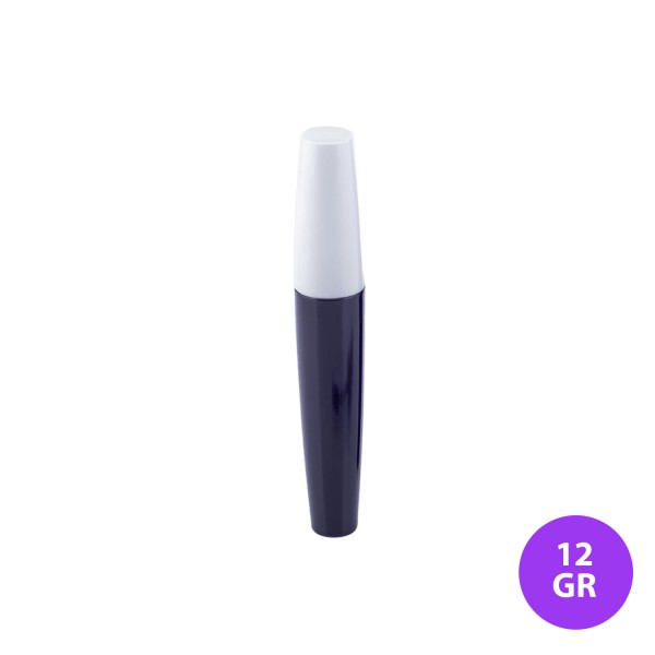 12 GR Plastik Rimel - Maskara Siyah Renk Beyaz Kapak Ambalaj 02