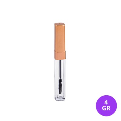 4 GR Plastik Rimel - Maskara Şeffaf Renk Rose Kapak Ambalaj 37