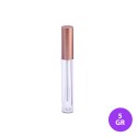 5 GR Plastik Rimel - Maskara Şeffaf Renk Rose Kapak Ambalaj 08E