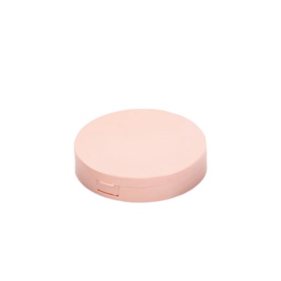 Pudra ve Allık  Plastik Boş Kutu Pembe Kapaklı  Ambalaj PD01
