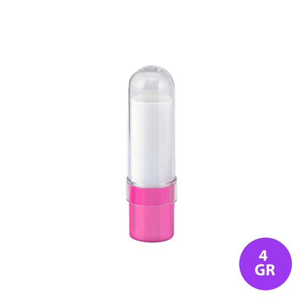 4 GR Ruj Plastik Pembe Renk Şeffaf Kapak Aç- Kapa Ambalaj 37