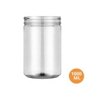 Toptan 1000 ML Yuvarlak Gıda Uyumlu Boş Plastik Pet Kavanoz 100 Ağız 002 Toptan 1000 ML Yuvarlak Gıda Uyumlu Boş Plastik Pet Kavanoz 100 Ağız 002