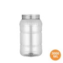 Toptan 3000 ML Tırtıklı Yuvarlak Gıda Uyumlu Boş Plastik Pet Kavanoz 100 Ağız 007 Toptan 3000 ML Tırtıklı Yuvarlak Gıda Uyumlu Boş Plastik Pet Kavanoz 100 Ağız 007