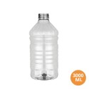 Toptan 3000 CC Kubbe Gida Uyumlu Boş Plastik Pet Şişe 48 Ağız 006