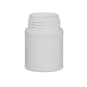 125 ML Polietilen Boş Beyaz Yuvarlak Tablet Şişe 50