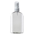 100 ML Toptan Pet Şişe - Şeffaf Boş Pet Şişe - DE - Beyaz Spreyli Plastik Şişe