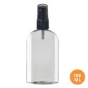 100 ML Toptan Pet Şişe - Şeffaf Boş Pet Şişe - DE - Siyah Spreyli Plastik Şişe