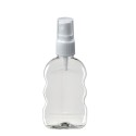 50 ML Toptan Pet Şişe - Şeffaf Boş Pet Şişe - KE -Beyaz Spreyli Plastik Şişe