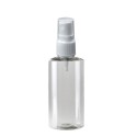 50 ML Toptan Pet Şişe - Şeffaf Boş Pet Şişe - SED - Beyaz Spreyli Plastik Şişe