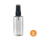 50 ML Toptan Pet Şişe - Şeffaf Boş Pet Şişe - SED - Siyah Spreyli Plastik Şişe