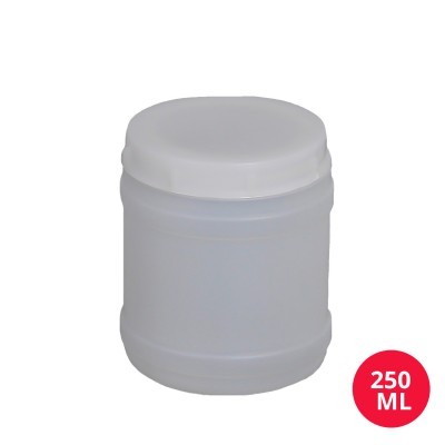 Toptan 250 ML  Plastik Silindir Tutkal Bidon B120