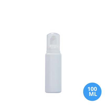100 ML Polietilen Plastik Beyaz Boş Şişe Köpük Sprey Kapak L01