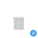 100 ML Polietilen Plastik Boş Kavanoz Kapaklı P04