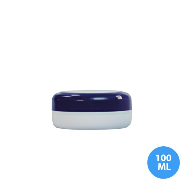 100 ML Polietilen Plastik Boş Kavanoz Kapaklı R10