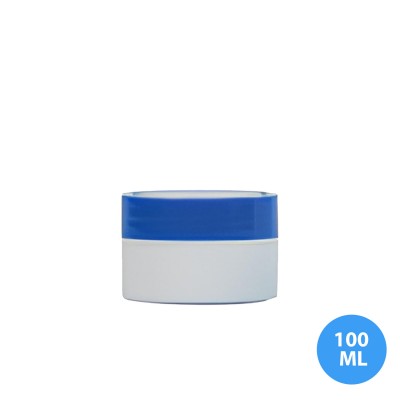 100 ML Polietilen Plastik Boş Kavanoz Kapaklı V07