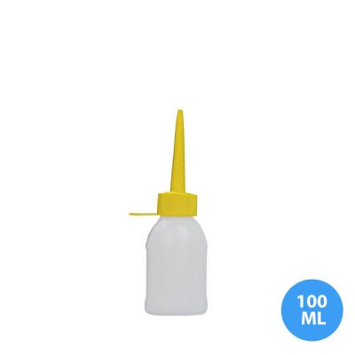 100 ML Polietilen Plastik  Boş Şişe Huni / Kartüş Kapak T04K