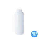 1000 ML (1 LT) Polietilen Plastik Boş Kimya Zirai Tarım Şişesi 50 MM Ağız Çapı Kapaklı