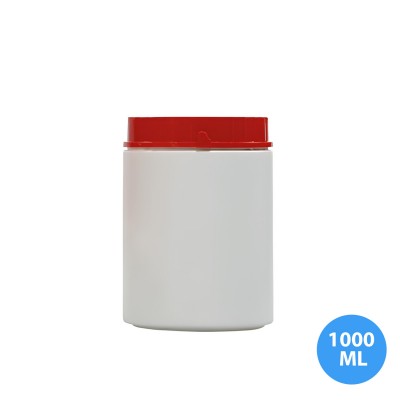 1000 ML Polietilen Boş Kavanoz Kilit Kapak KV12