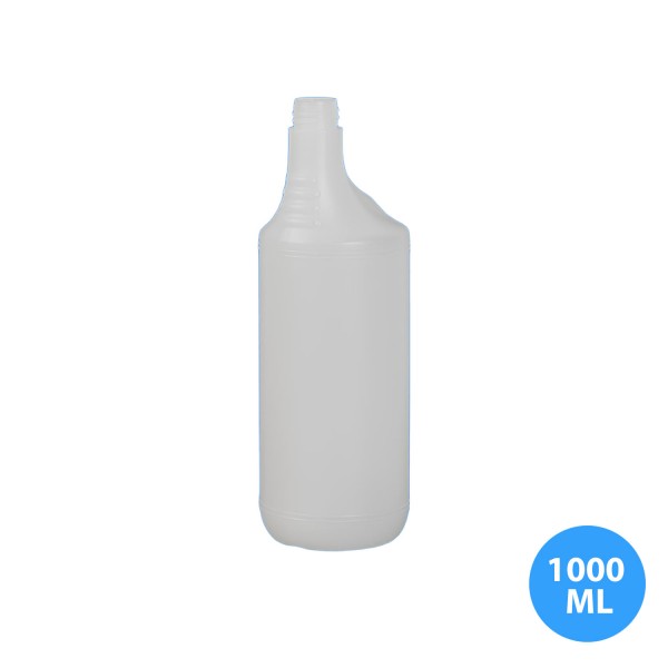 1000 ML Polietilen Boş Şeffaf Yuvarlak Sprey Şişe