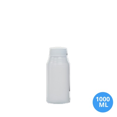 1000 ML Polietilen Plastik Boş Şişe Düz Kapak S08