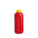 1000 ML Polietilen Plastik Kırmızı Boş Şişe  Kapak YM01