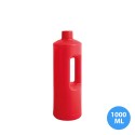 1000 ML Polietilen Plastik Kırmızı Boş Şişe  Kapak YM03