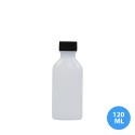 120 ML Polietilen Plastik Zirai Tarım İlaç Boş Şişe Düz Kapak Z04