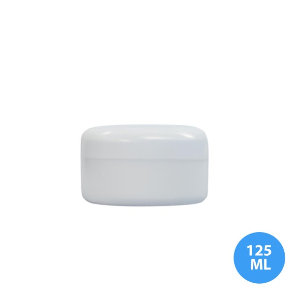125 ML Polietilen Plastik Boş Kavanoz Kapaklı R11