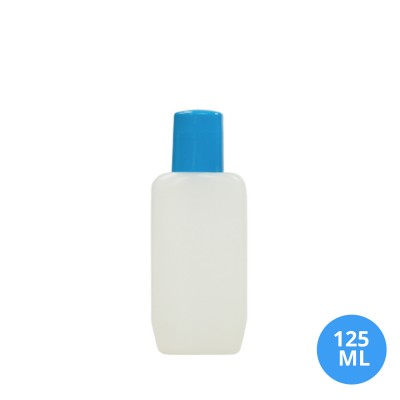 125 ML Polietilen Plastik Boş Şişe Düz Kapak KZ05