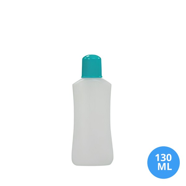 130 ML Polietilen Plastik Losyon / Krem Boş Şişe Düz Kapak R02