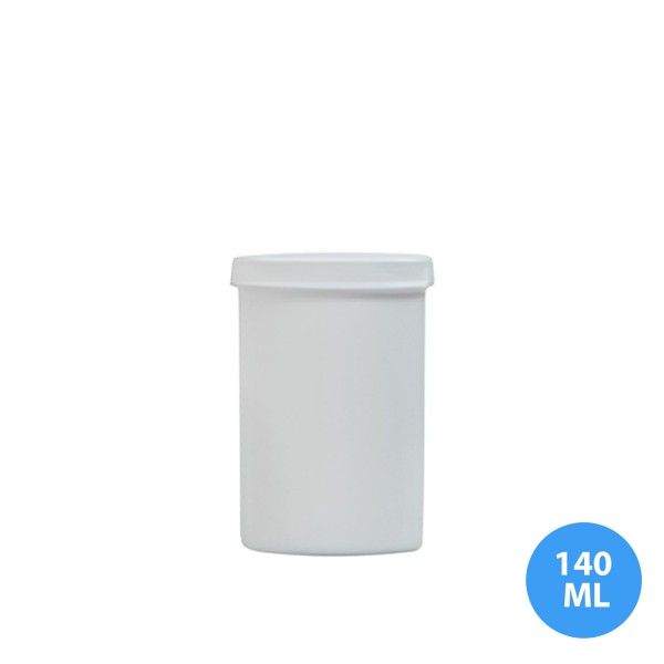 140 ML Polietilen Plastik Boş Kavanoz Kapaklı P05