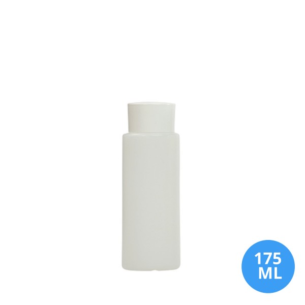 175 ML Polietilen Plastik Beyaz Boş Şişe Düz Kapak L13