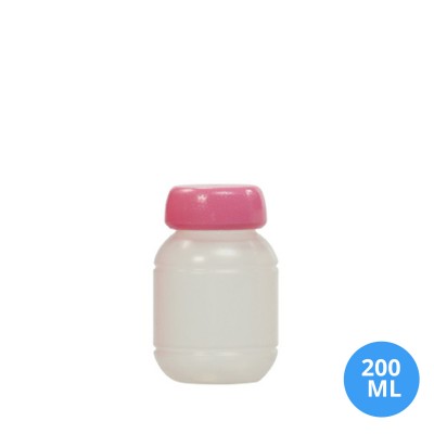 200 ML Polietilen Plastik Beyaz Aseton Boş Şişe Kapak L19