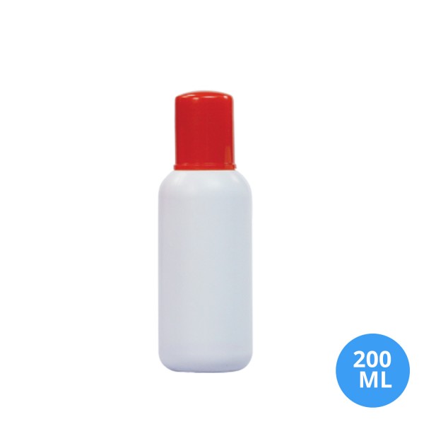 200 ML Polietilen Plastik Boş Şişe Düz Kapak G19