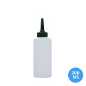 200 ML Polietilen Plastik Boş Şişe Huni / Kartuş Kapak A05