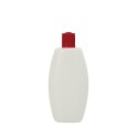 200 ML Polietilen Plastik Krem / Losyon Boş Şişe Kırmızı Düz Kapak B06