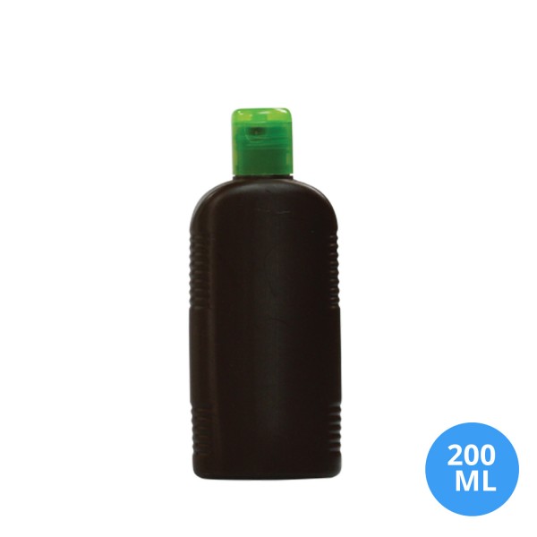 200 ML Polietilen Plastik Krem / Losyon Bronz Boş Şişe Filiptop Kapak B16