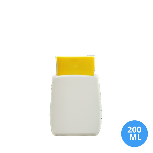 200 ML Polietilen Plastik Şampuan / Losyon Boş Şişe Fliptop Kapak H01