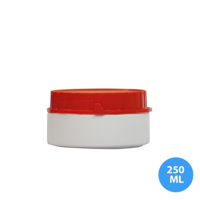 250 ML Polietilen Boş Kavanoz Kilit Kapak KV10