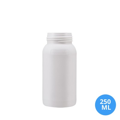 250 ML Polietilen Gıda Uyumlu Boş Yuvarlak Şişe