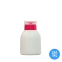 250 ML Polietilen Plastik Beyaz Aseton Boş Şişe Pompa Kapak L17
