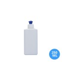 250 ML Polietilen Plastik Boş Şişe Push Pull Kapak D02