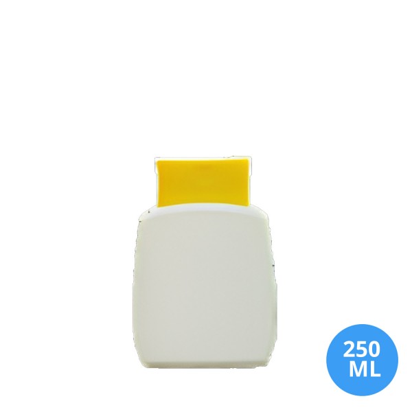 250 ML Polietilen Plastik Şampuan / Losyon Boş Şişe Fliptop Kapak H02