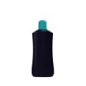 250 ML Polietilen Plastik Siyah Losyon / Krem Boş Şişe Düz Kapak R04
