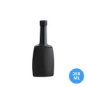 250 ML Polietilen Plastik Siyah Boş Şişe  Kapak SNY02