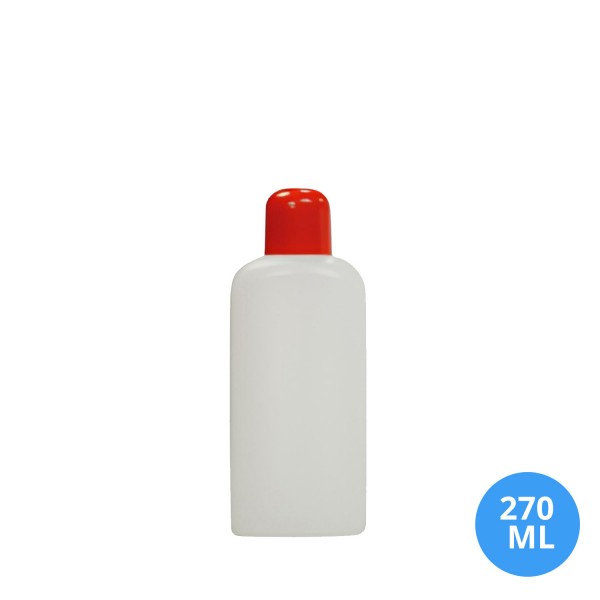 270 ML Polietilen Plastik Asiton Boş Şişe Düz Kapak G14