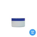 300 ML Polietilen Plastik Boş Kavanoz Kapaklı V02