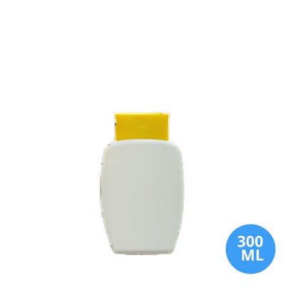 300 ML Polietilen Plastik Şampuan / Losyon Boş Şişe Fliptop Kapak H03